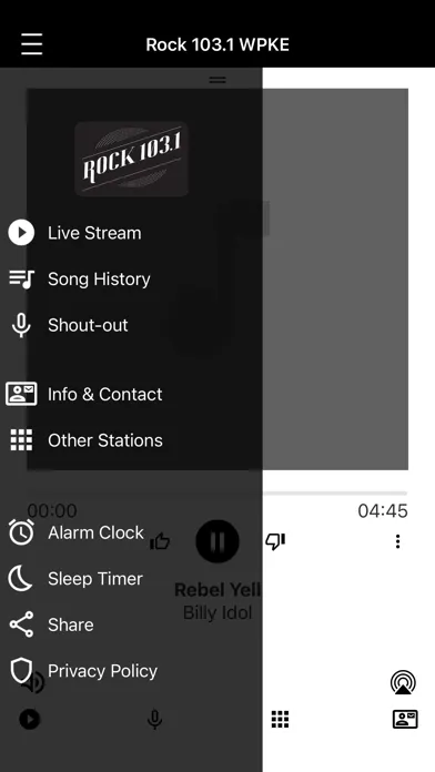 Capturas de pantalla de Rock 103.1 WPKE