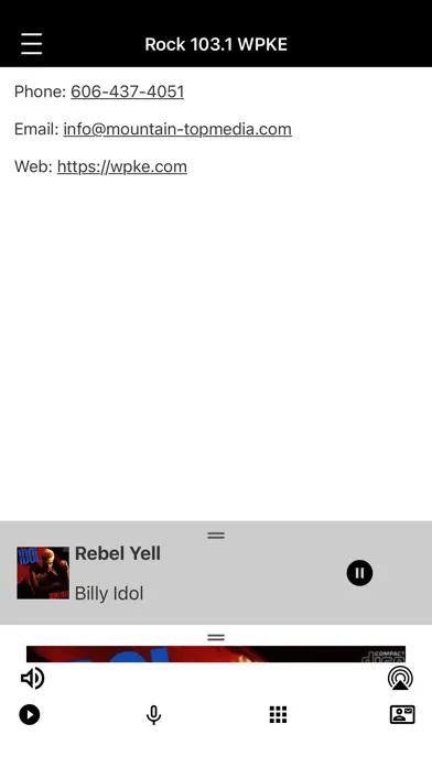 Capturas de pantalla de Rock 103.1 WPKE