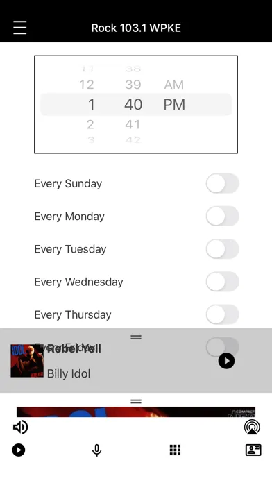 Capturas de pantalla de Rock 103.1 WPKE