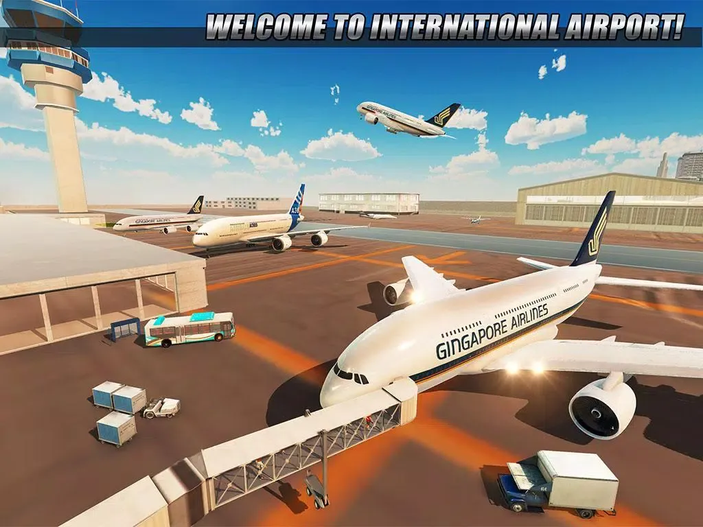 City Airplane Flight Tourist Transport Simulator Screenshots