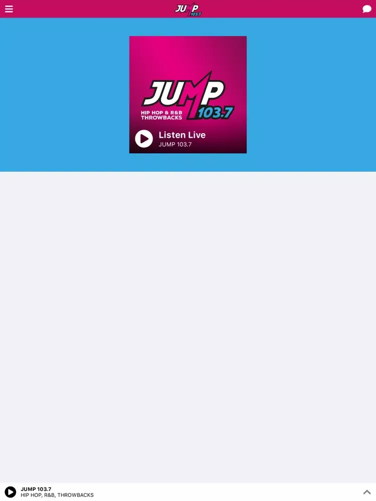 Скриншоты JUMP 103.7 iPad 