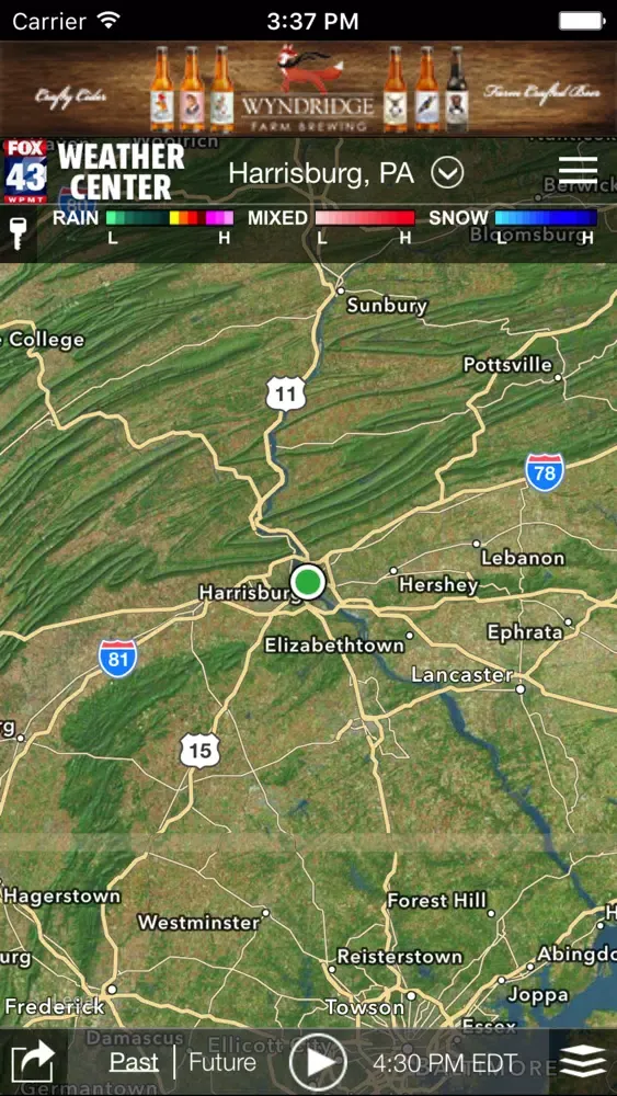 FOX43 Harrisburg Weather Screenshots