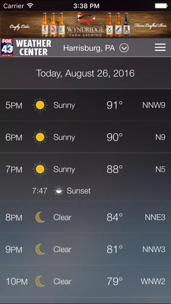FOX43 Harrisburg Weather Screenshots