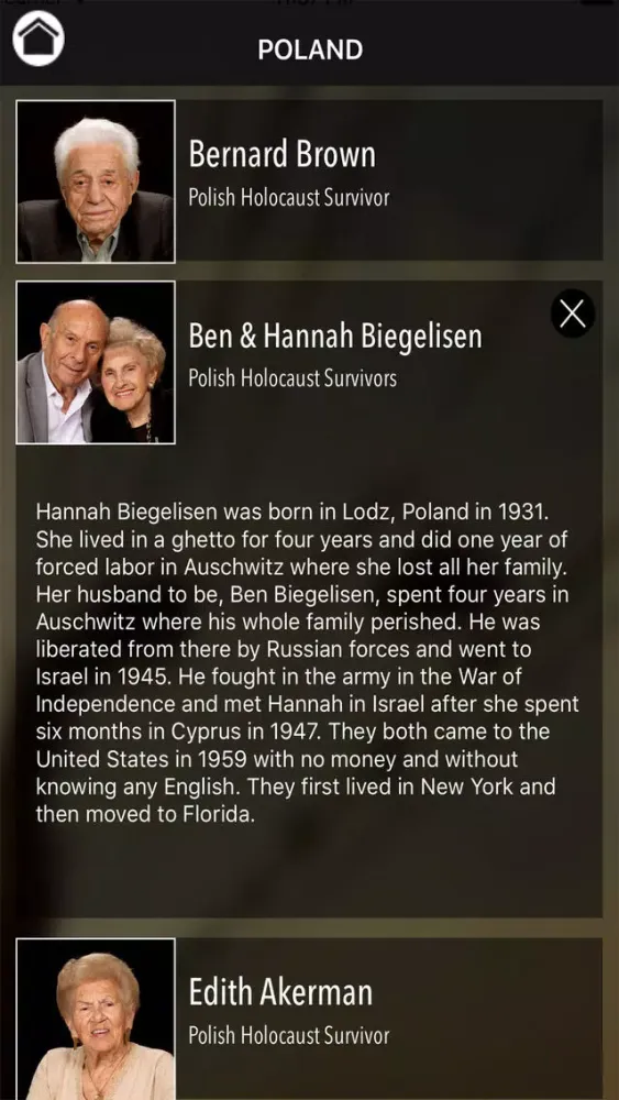 Capturas de pantalla de Faces of the Holocaust Photographic History