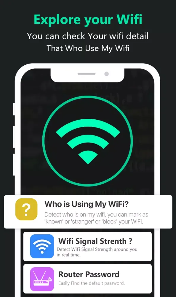 تصاویر Wifi User Checker