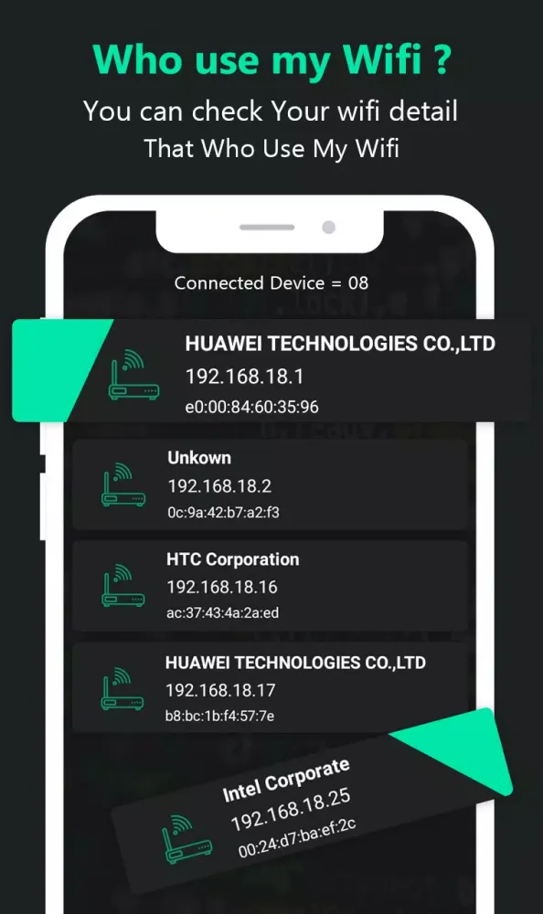 تصاویر Wifi User Checker