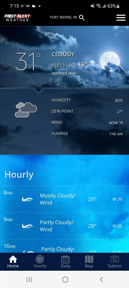 21Alive First Alert Weather Screenshots