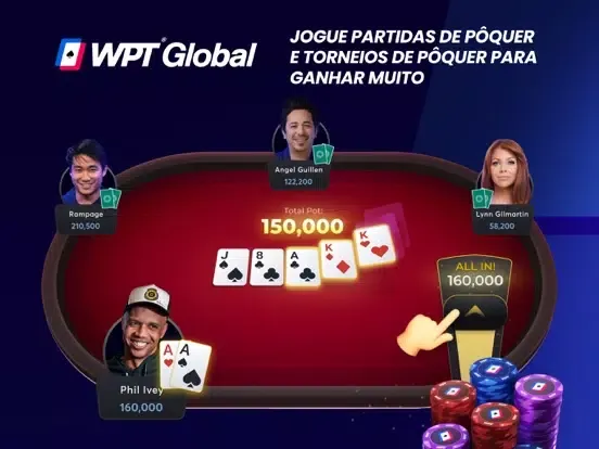 WPT Global Pôquer real iPad  Screenshots