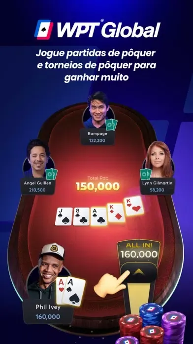 WPT Global Pôquer real Screenshots