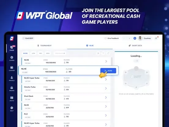 Capturas de pantalla de WPT Global: Play Poker Online iPad 
