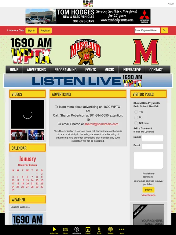 100.7FM & 1690 AM WPTX iPad  Screenshots