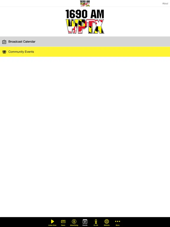 100.7FM & 1690 AM WPTX iPad  Screenshots