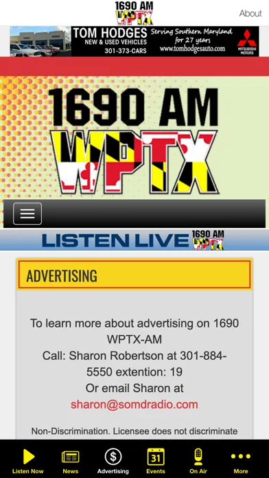 100.7FM & 1690 AM WPTX Screenshots