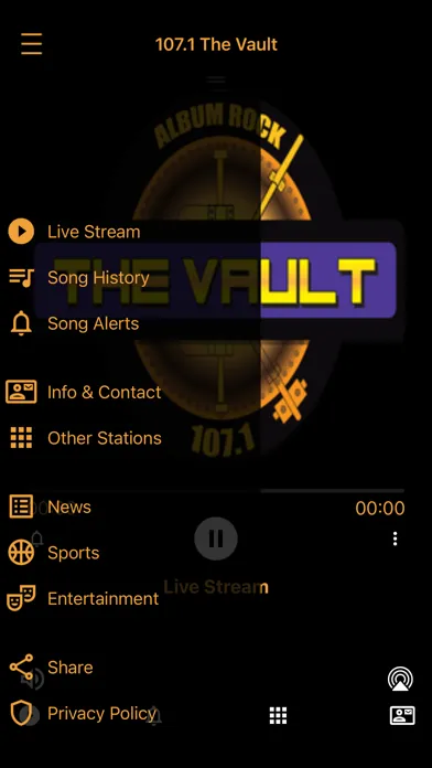 Captures d'écran de 107.1 The Vault