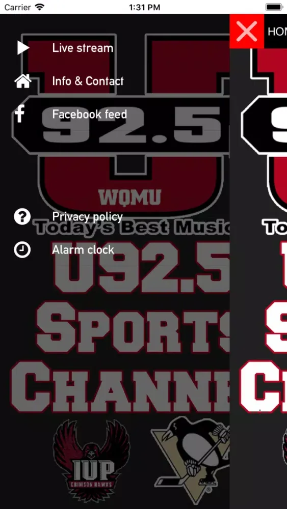 Capturas de pantalla de U92.5 Sports Channel WQMU