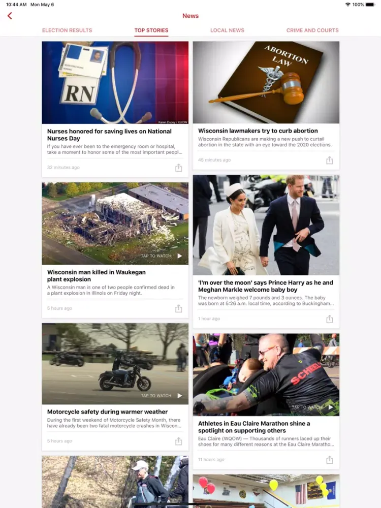 ภาพหน้าจอของ WQOW News 18 iPad 