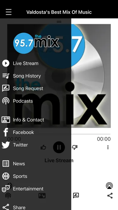 Tangkapan layar 95.7 The Mix LIVE