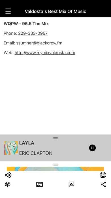 Tangkapan layar 95.7 The Mix LIVE