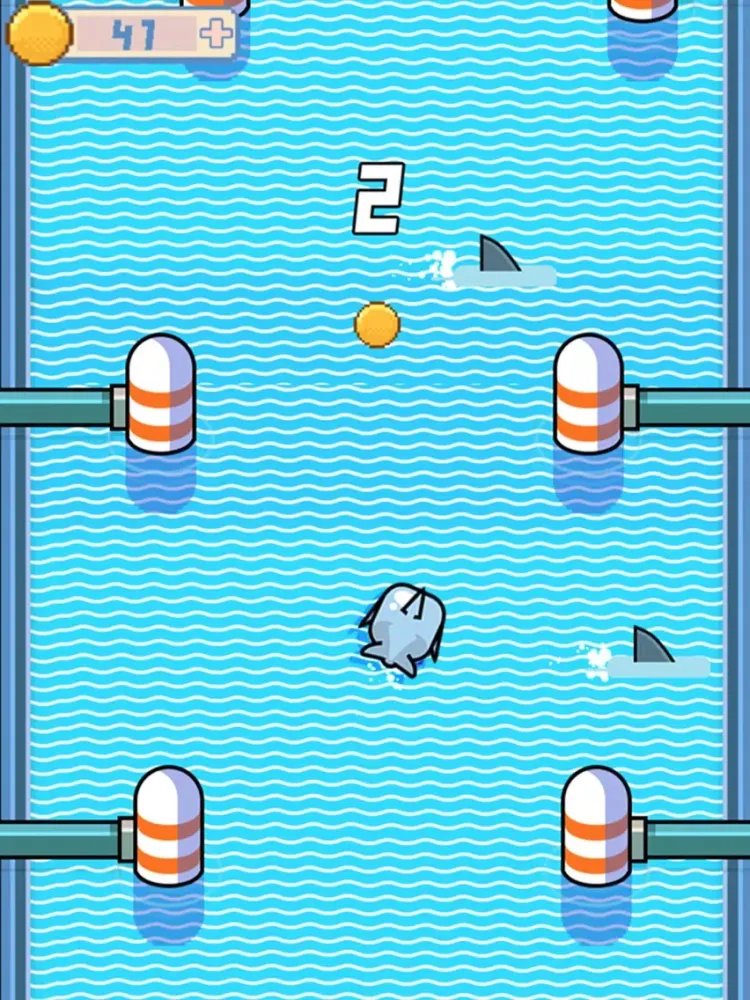 Capturas de tela do Dolphin Racing - Fish Bubble Adventure Game iPad 