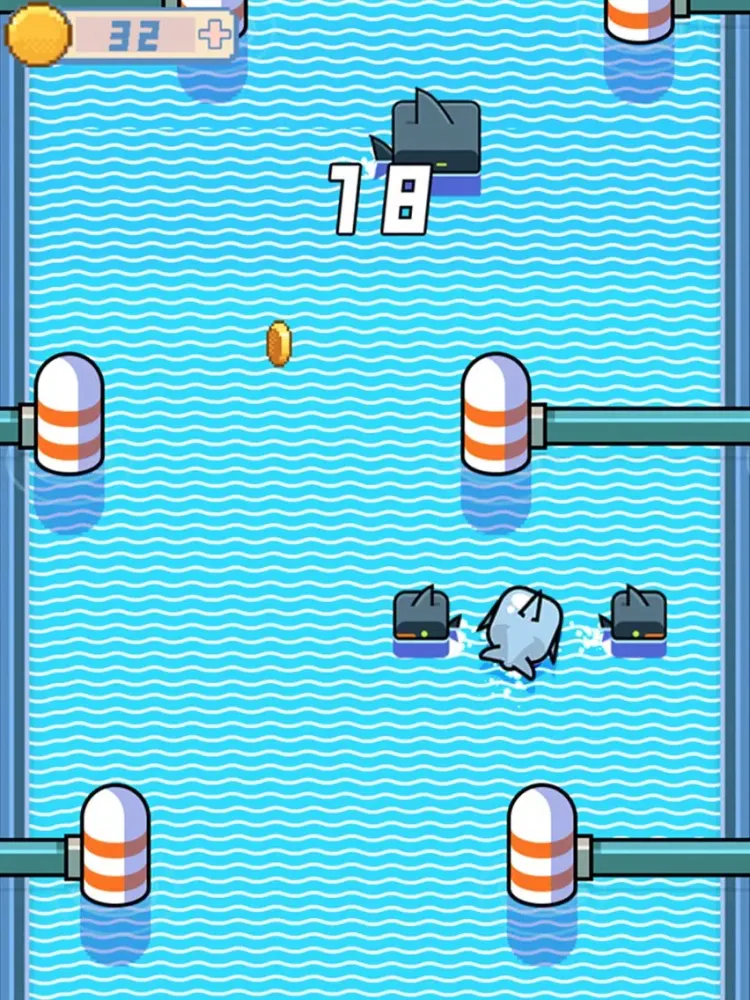 Capturas de tela do Dolphin Racing - Fish Bubble Adventure Game iPad 