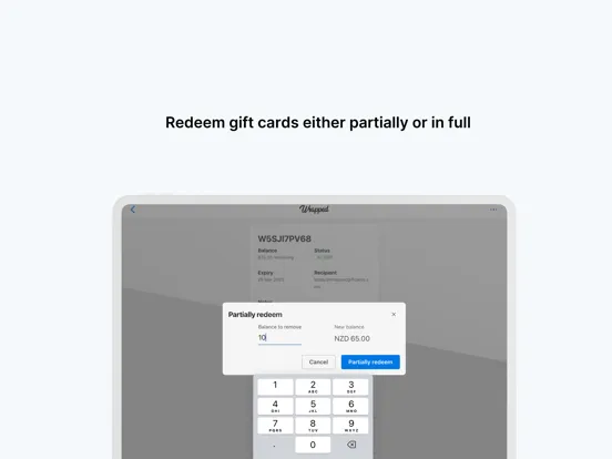 Tangkapan layar Wrapped Redeem iPad 