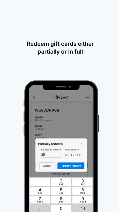 Tangkapan layar Wrapped Redeem
