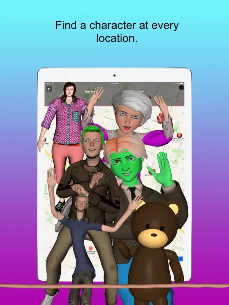Locator AP AR Game iPad  Screenshots