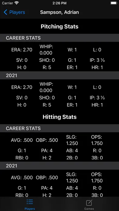 صور Baseball Stats Pro 365
