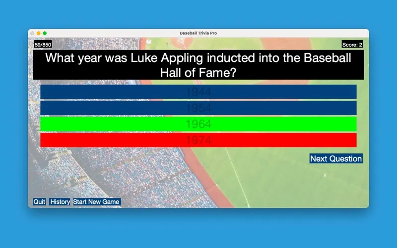 Baseball Trivia Pro應用截圖