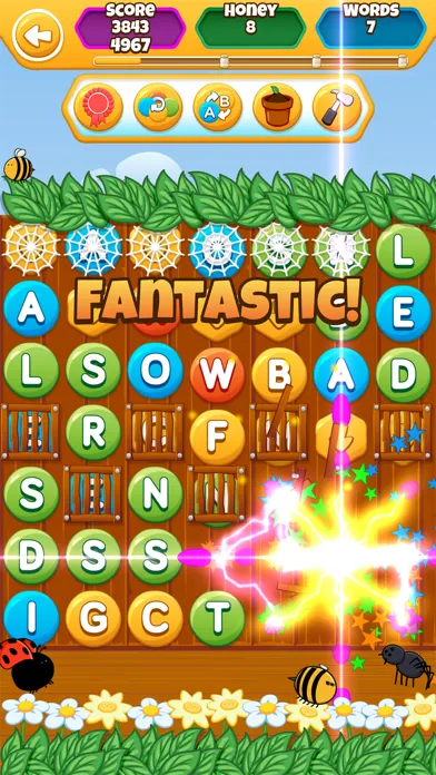 Capturas de pantalla de WordBuzz: The Honey Quest