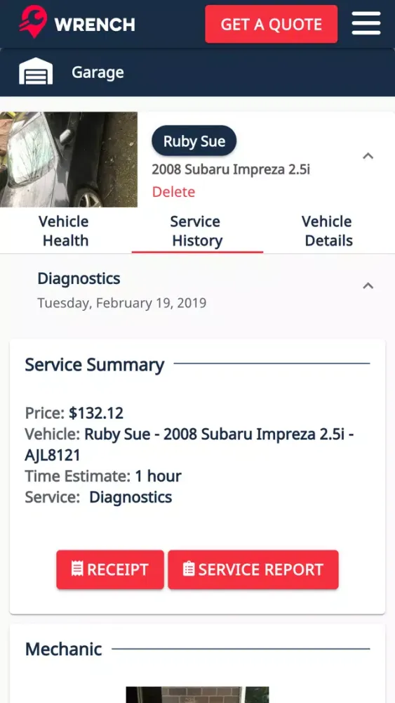 Capturas de pantalla de Wrench - Mobile car mechanics