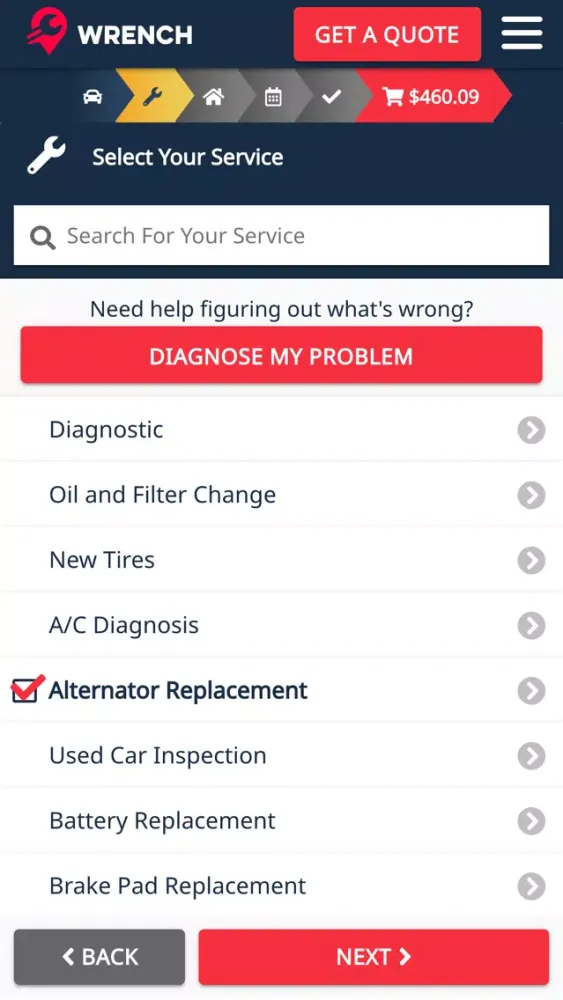 Capturas de pantalla de Wrench - Mobile car mechanics