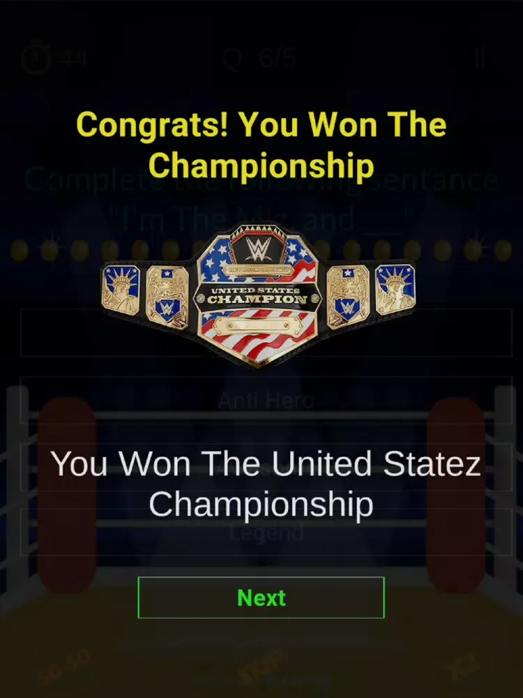 World Wrestling Quiz 2020 iPad  Screenshots