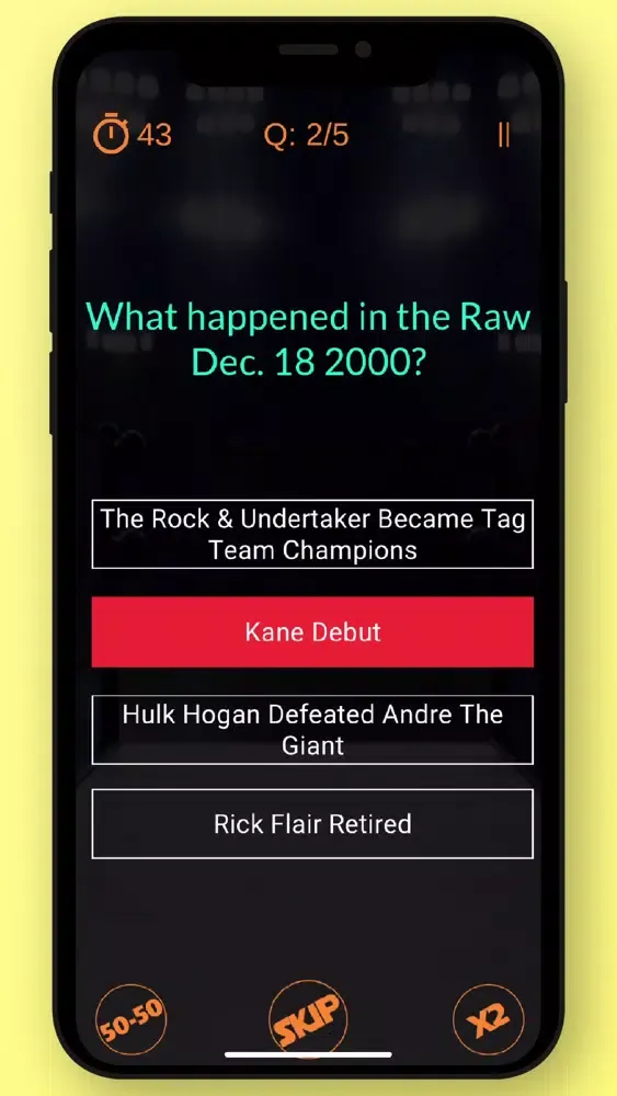 World Wrestling Quiz 2020 Screenshots