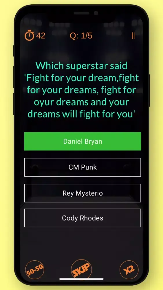 World Wrestling Quiz 2020 Screenshots