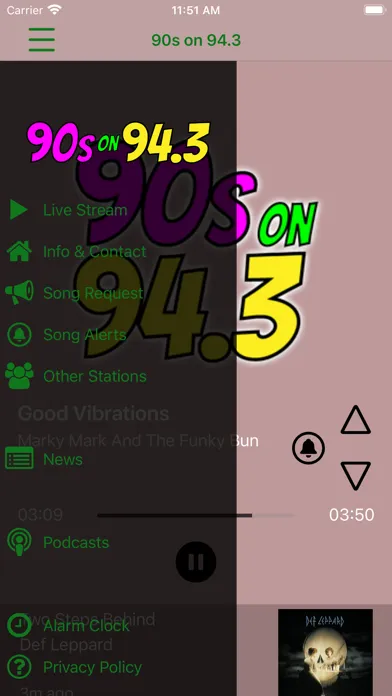 90s on 94.3 Ekran Görüntüleri