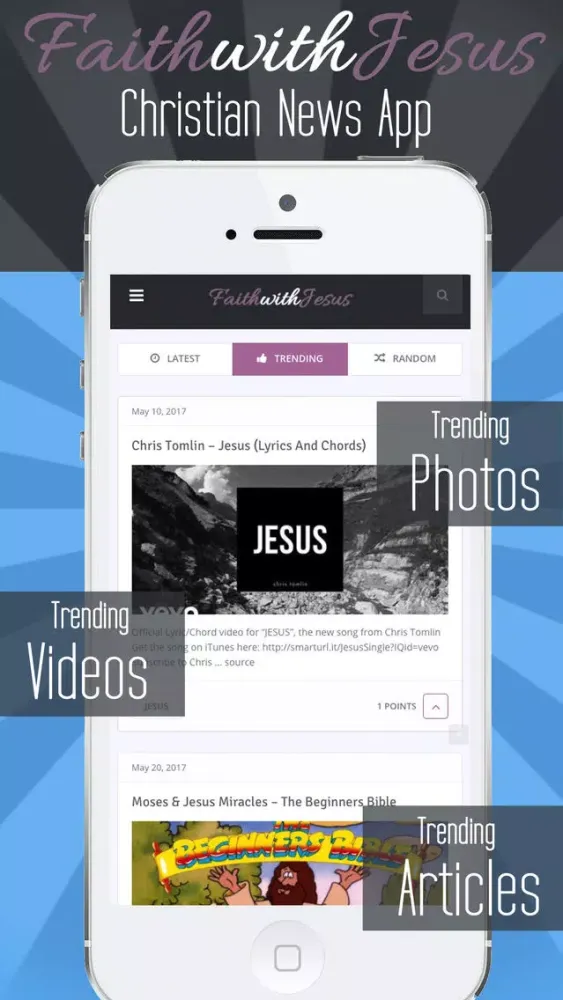 Faith with Jesus Christianity Video News App Ekran Görüntüleri