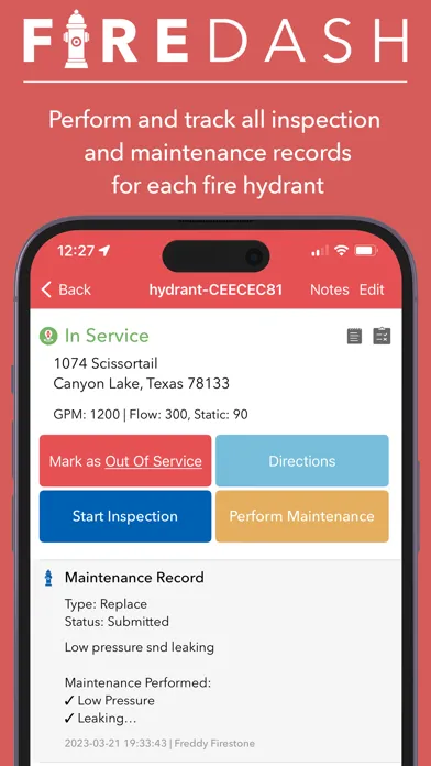Fire Hydrant Manager Ekran Görüntüleri