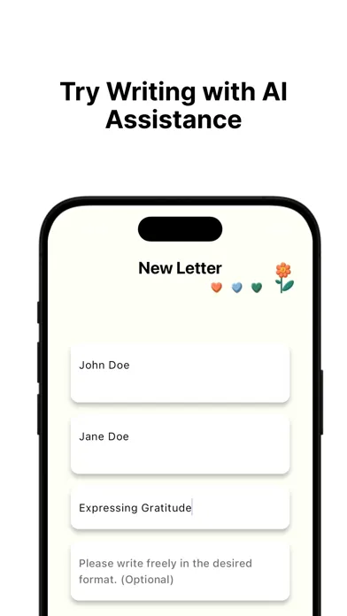 Letter AI - Write a letter Screenshots