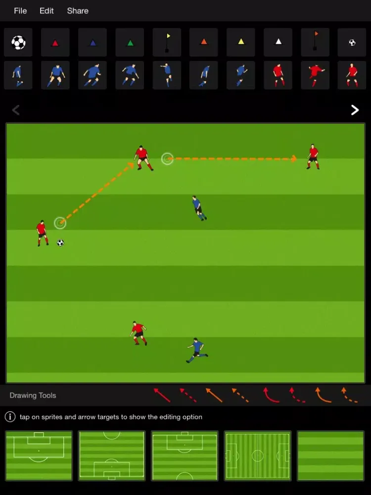 Capturas de pantalla de Sport Zone Football Session Planner iPad 