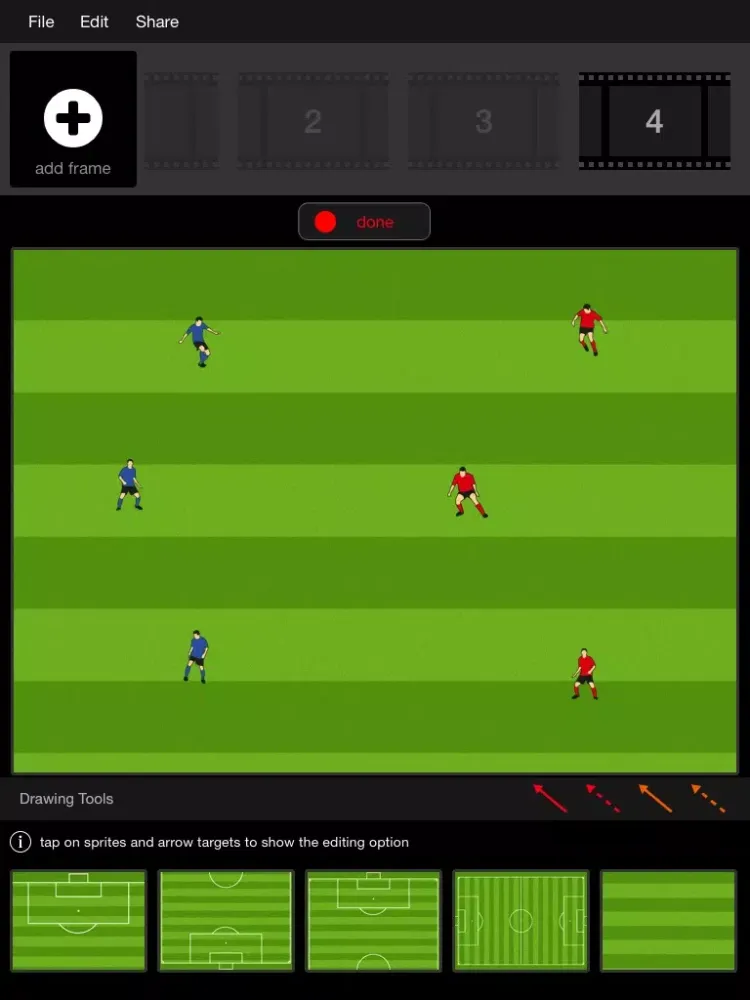 Capturas de pantalla de Sport Zone Football Session Planner iPad 