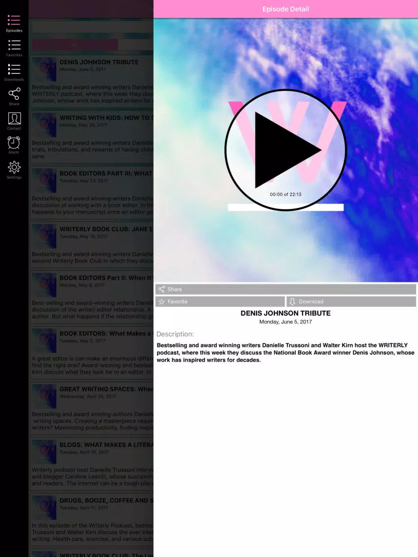 Скриншоты Writerly - Writers Talk iPad 