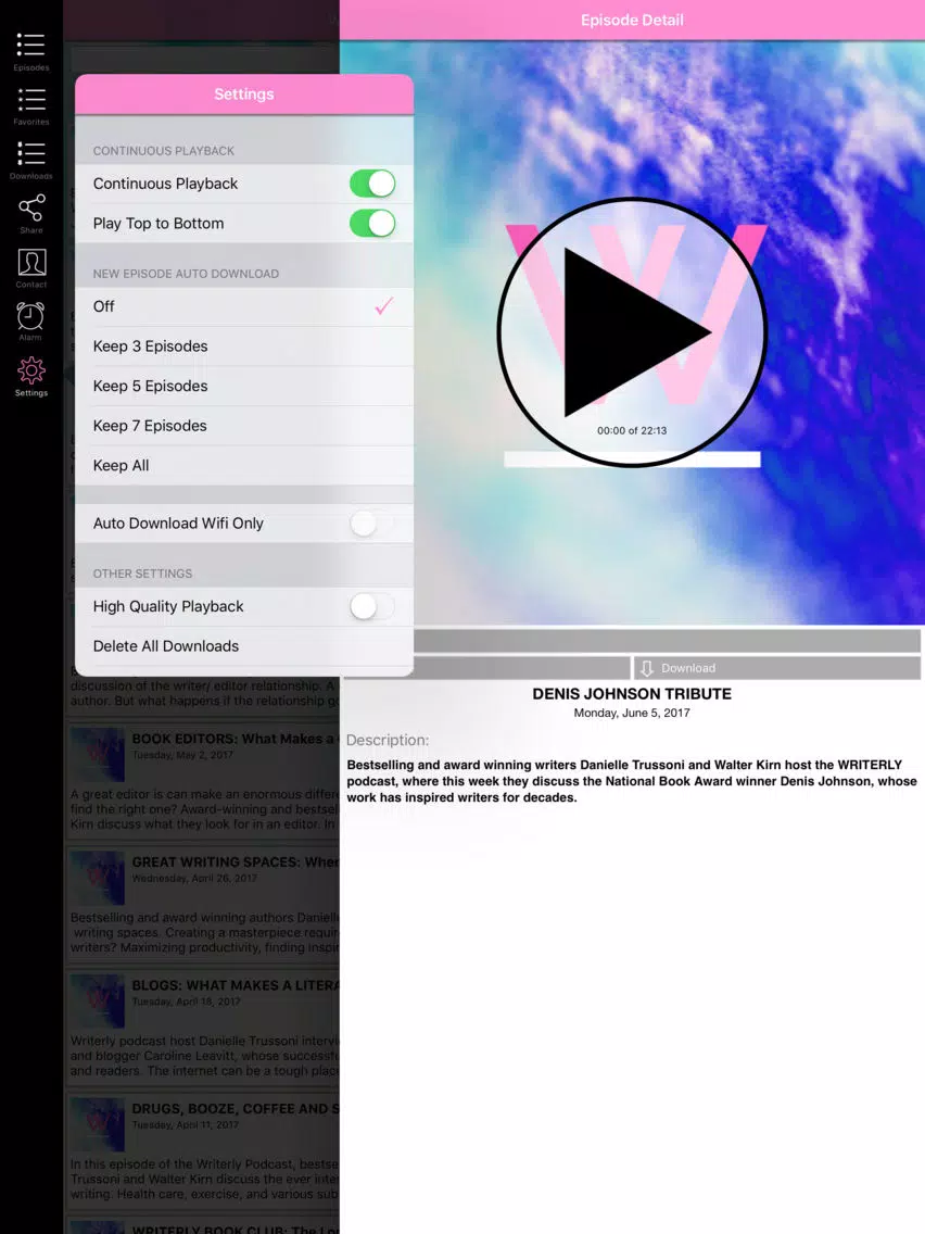 Скриншоты Writerly - Writers Talk iPad 