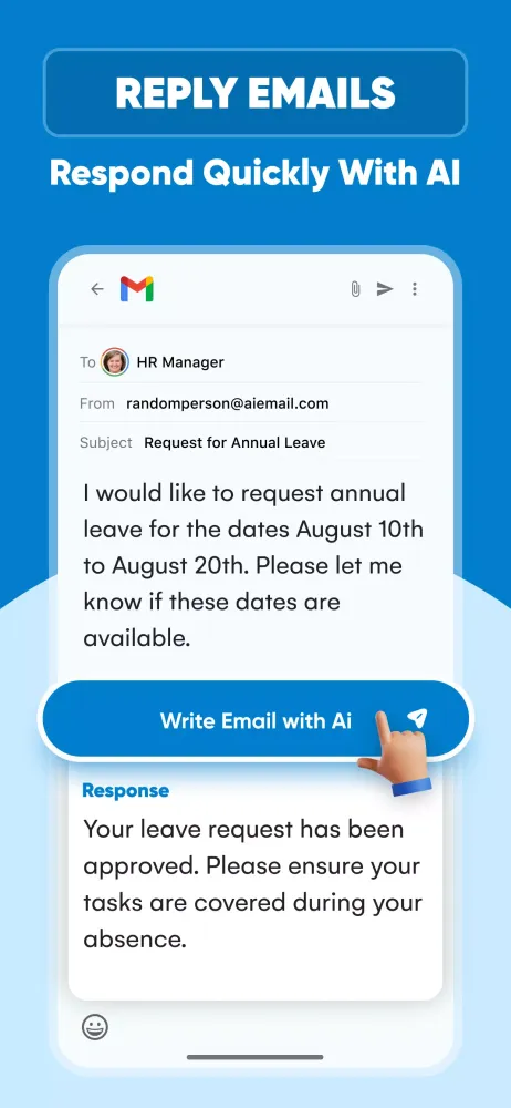 Captures d'écran de Ai Email Writer & Generator