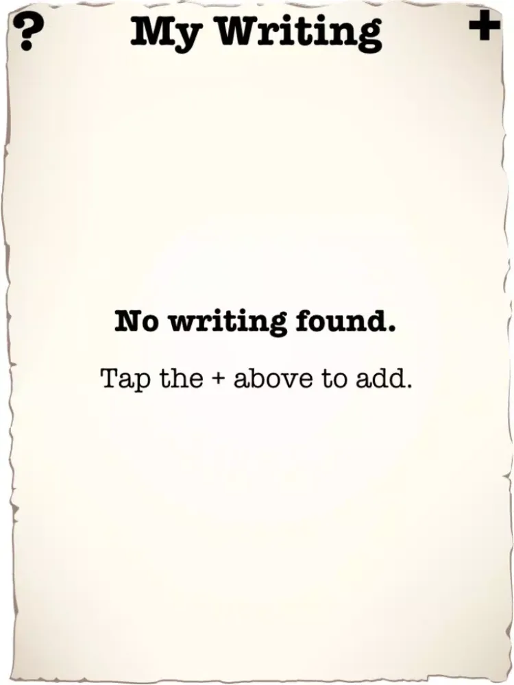 Capturas de pantalla de My Writing iPad 