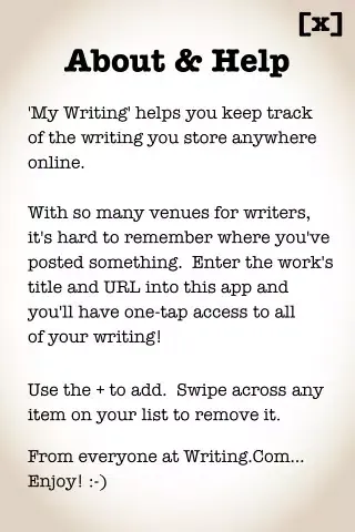 Capturas de pantalla de My Writing