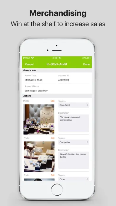 Pepperi B2B Commerce App Screenshots