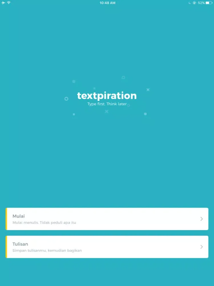textpiration iPad  Ekran Görüntüleri
