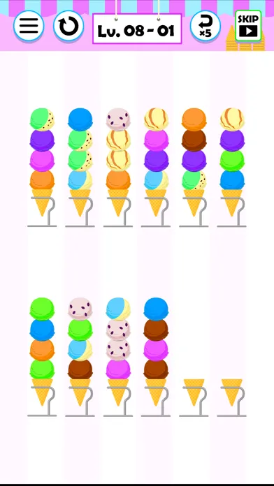 Screenshot di Ice Cream Sort - Sort Puzzle