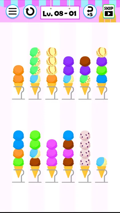 Screenshot di Ice Cream Sort - Sort Puzzle